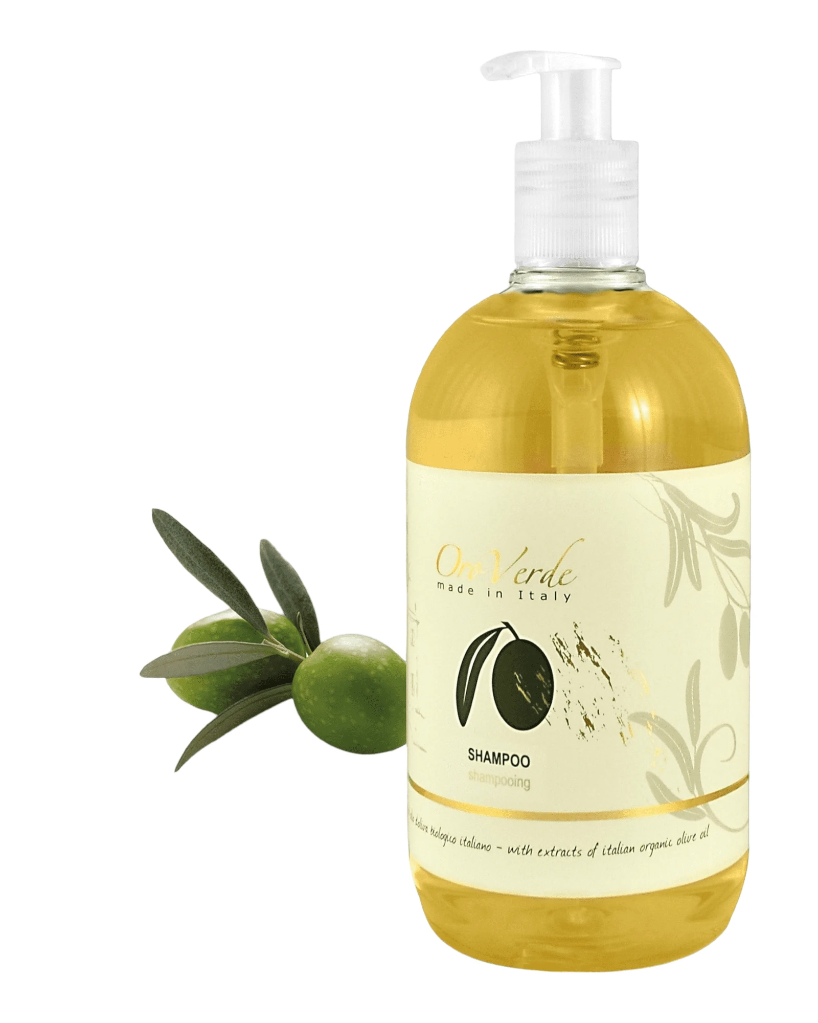 Oroverde Shampoo 500ml – natural olive oil shampoo for healthy -3